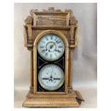 Waterbury Clock Co. Calendar No. 43 Mantel Clock