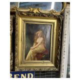 Oil on Canvas of a Posing Woman