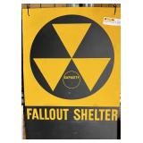 Nuclear Fallout Shelter Sign