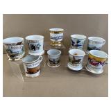 9 Occupational Decorated Shaving Mugs