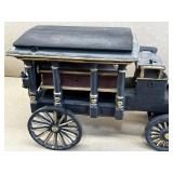 Cast Iron Horse Drawn Hearse Toy