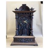 GHS German Black Forest Trumpeter Shelf Clock