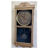 Wm. L. Gilbert Regulator Style Wall Calendar Clock