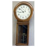 Seth Thomas Oak Regulator No. 2 Wall Clock