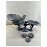 Antique Cast Iron Balance Scale