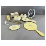 Antique Dresser Set Monogramed 'B'