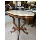 Victorian Tortoise Top Marble Table