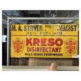 H.A. Stover Pharmacist Kreso Advertising Sign
