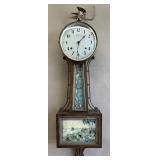 E. Ingraham 'Treasure Island' Banjo Wall Clock