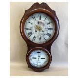 Ithaca No. 4 Office Calendar Wall Clock