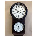 L.F. & W.W. Carter Calendar No. 2 Double Dial Wall