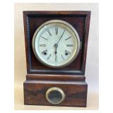 American Wooden Cased Kitchen Clock