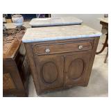 Antique Marble Top Wash Stand