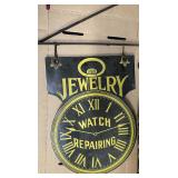 Vintage Jewelry & Watch Repairing Sign