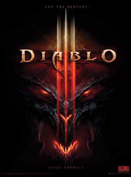 game cover of Diablo III.