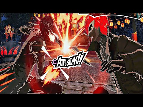 Persona 5 Strikers - Shadow Joker Boss Fight (4k 60FPS PS5)