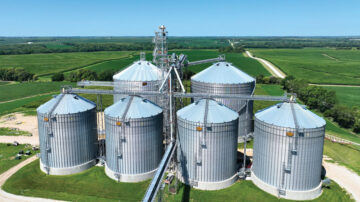 Frontier Cooperative’s Mynard, NE branch is ready for this year’s harvest thanks to a recent expansion. Image courtesy of CL Construction
