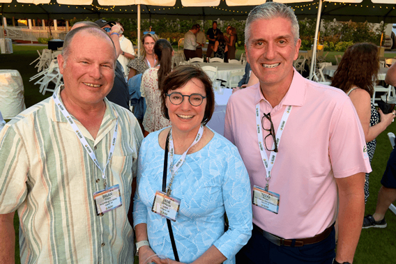 NAMA leaders, from left: Chair Brian Doyle, King Milling; President Jane DeMarchi; and Vice Chair Tedd Kruse, ADM. Photos courtesy of NAMA.