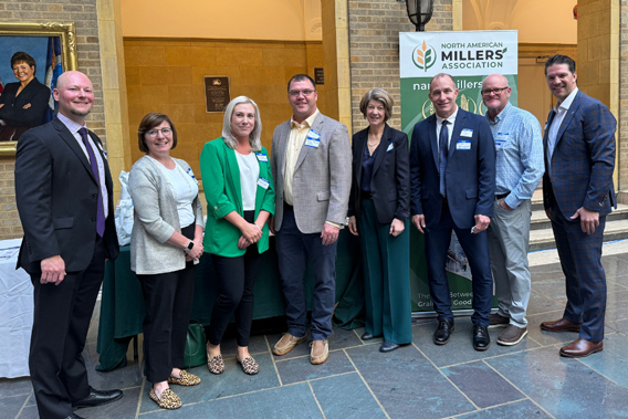 NAMA members and staff participate in an international food aid showcase hosted by the U.S. Department of Agriculture. Photo courtesy of NAMA.