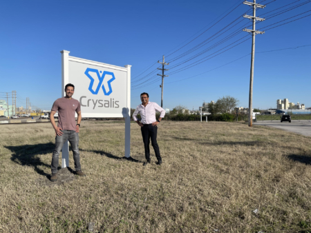 Crysalis co-founders Eric Karp (left), chief technology officer, and Sanket Gandhi, CEO.
