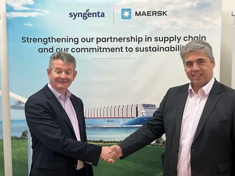 Syngenta and Maersk underscore their commitment to responsible logistics through continuous supply chain optimization and innovation. (Photo: Business Wire)
