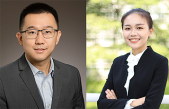 From left: Zhongjie Yu and Yinchao Hu.