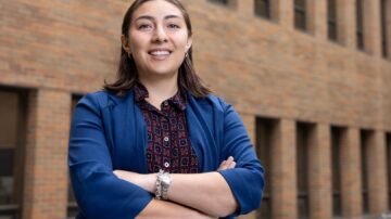 Angela Avila, a postdoctoral fellow in mathematics at UTA.