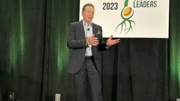 ASTA Chair Dave Armstrong speaks about the year ahead during the Leadership Summit in June 2023 in Sacramento, CA. This year's Leadership Summit will be held June 15-19 in Nashville, TN. (Chris Lusvardi photo)