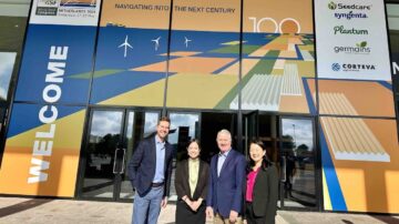 ASTA's Sam Crowell, Martha Malapi, Andy LaVigne, and Fan-Li Chou at the ISF World Seed Congress.
