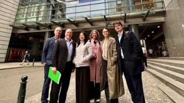 The ASTA delegation in Brussels, Belgium.