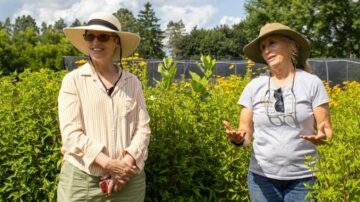 Senator May tours Go Native! Perennials in Skaneateles, NY.