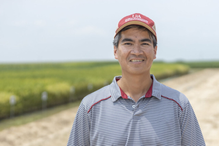 Christian De Guzman is an assistant professor of rice breeding and genetics with the Arkansas Agricultural Experiment Station. (U of A System Division of Agriculture photo)