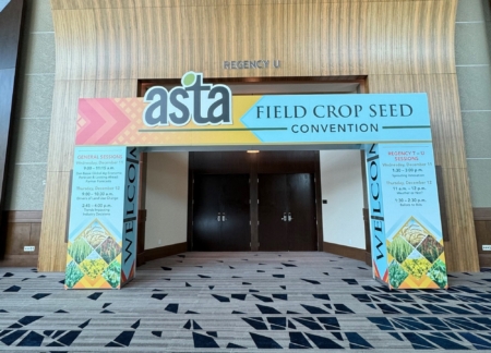 The entrance to the Seed Expo at ASTA's Field Crop Seed Convention.