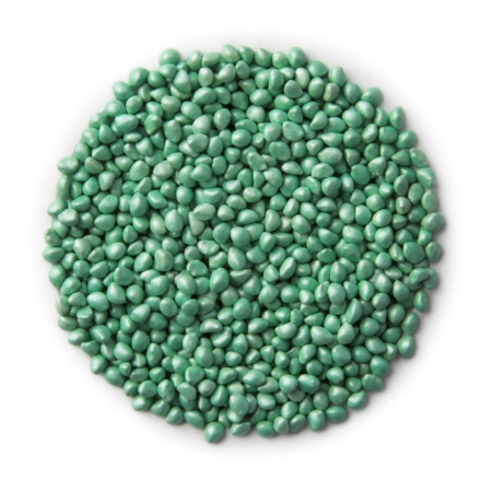 Microplastic-free encrusted onion seed.