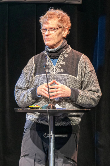 Dr. Cary Fowler, former Executive Director of the Crop Trust, delivers the first keynote address.