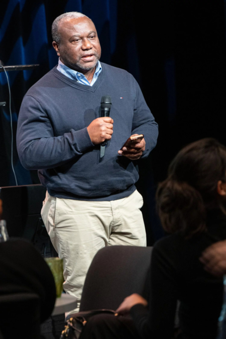 Kent Nnadozie closes the Svalbard International Dialogue with his speech.