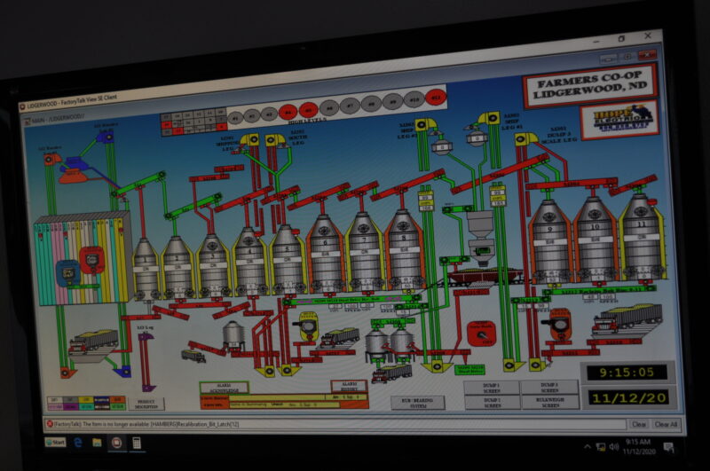 Hope Electric Automation system work station depicts all elevator equipment on a touchscreen.