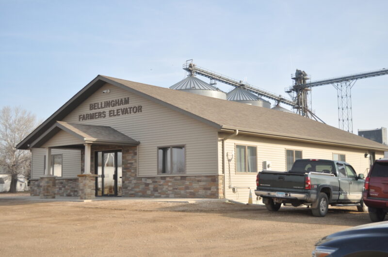 Main office for Bellingham Farmers Coop Elevator Co.