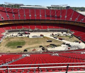Arrowhead Stadium in Kansas City, Missouri, May 2025 during preparations for the 2026 FIFA World Cup. Photo credit: PCN02WPS/Wikimedia Commons (CC BY-SA 4.0)