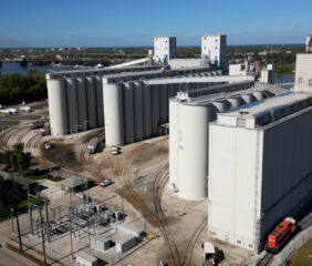 Located at 2221 Front Street in Toledo, Ohio, the new Mennel Milling Toledo location is a welcomed addition to the Mennel family. Photo courtesy of Mennel.