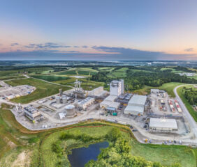 Qore’s $300 million plant is co-located at Cargill’s Eddyville, IA corn processing complex. Photos courtesy of Qore.