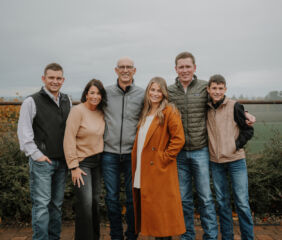 The Setniker family (from left to right) Cole Setniker, Michelle Setniker, Eric Setniker,
Makenna McKay, Michael McKay, Kord Setniker. Images courtesy of Universal Seed LLC