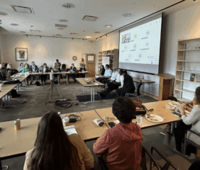 Millers and researchers participated in a mycotoxin panel discussion during the NC-1183 meeting. Photo credit: North American Millers' Association.