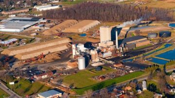 Aerial view of Michigan Sugar Company’s Croswell, Michigan, processing facility. (Photo courtesy of Michigan Sugar Company)