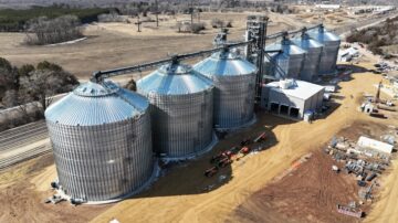 The new ALCIVIA grain terminal in Hager City, Wis.