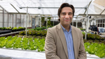 Patricio Grassini, professor of agronomy and horticulture at the University of Nebraska–Lincoln, is part of an international research team that has found that decades of reported gains in crop yields from plant breeding may be significantly overstated. Photo credit: University of Nebraska-Lincoln.