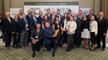 U.S. wheat farmers – along with Japanese millers, bakers, noodle makers and other food industry professionals – celebrated 70 years of wheat promotion in Japan. Photo credit: USW.