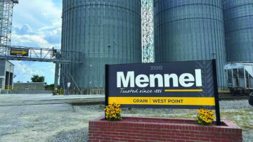 Mennel Milling’s West Point, VA grain terminal sits on the Pamunkey River that leads into the Chesapeake Bay. The facility is undergoing a multi-phase renovation. Photo courtesy of Mennel Milling.