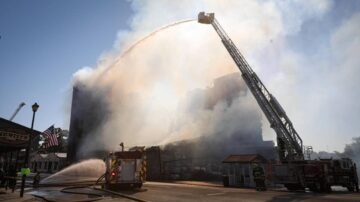 Firefighters from San Luis Obispo to Paso Robles were called to a two-alarm commercial fire at Templeton Feed and Grain. Fire broke out in the late evening of Independence Day. They were battling flames on the morning of July 5, 2025. 

Source: David Middlecamp dmiddlecamp@thetribunenews.com