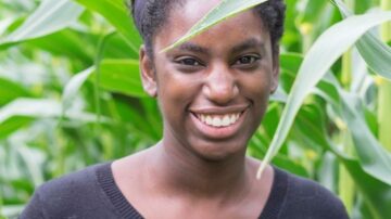 Dr. Christine Sprunger is based at W.K. Kellogg Biological Station. Her research focuses on the intersection of agriculture and the environment. Image courtesy of Michigan State University.